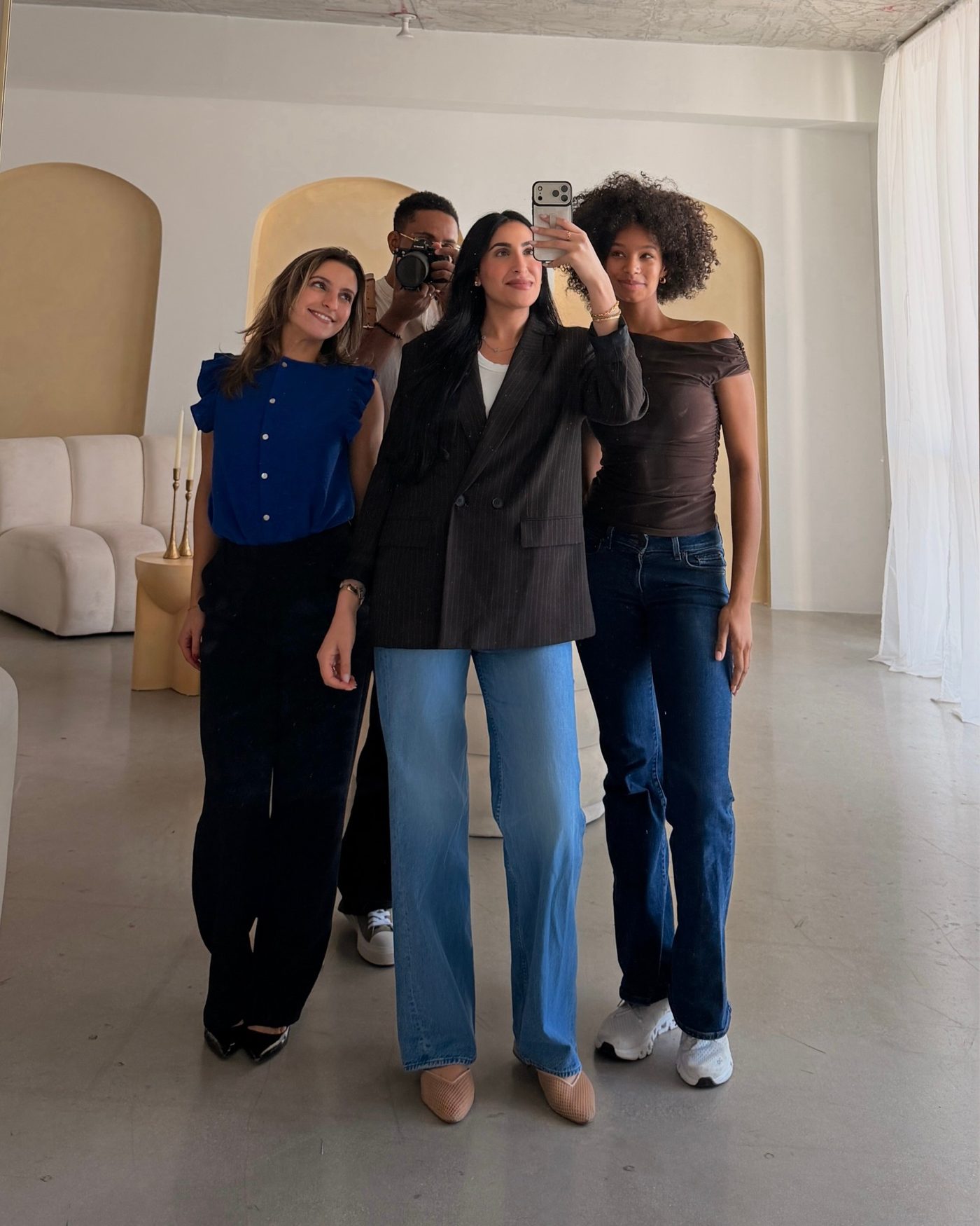 The Nexity team together at a content shoot